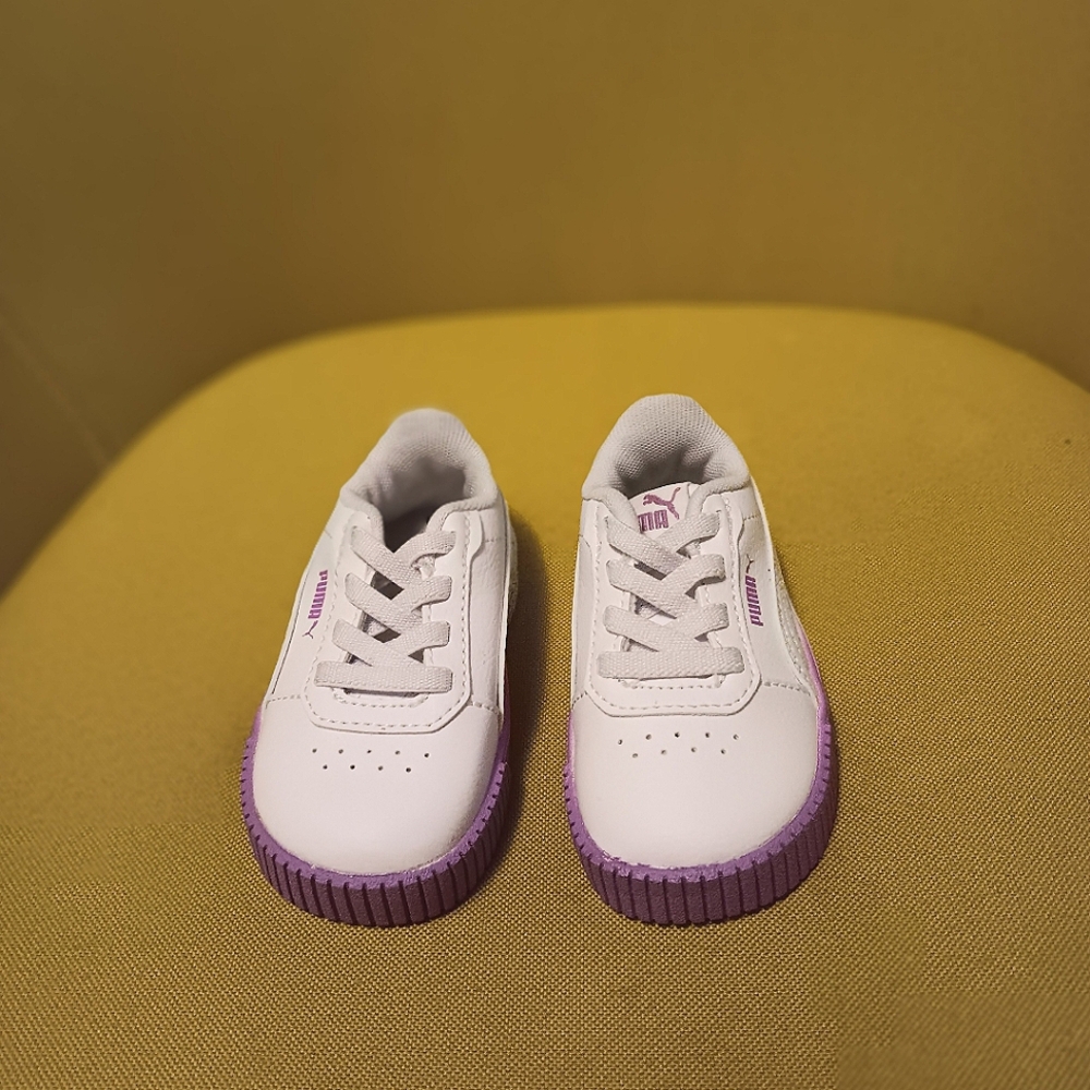 PUMA Carina 2.0 Fade Speckle Toddler Girls Sneakers Size 9